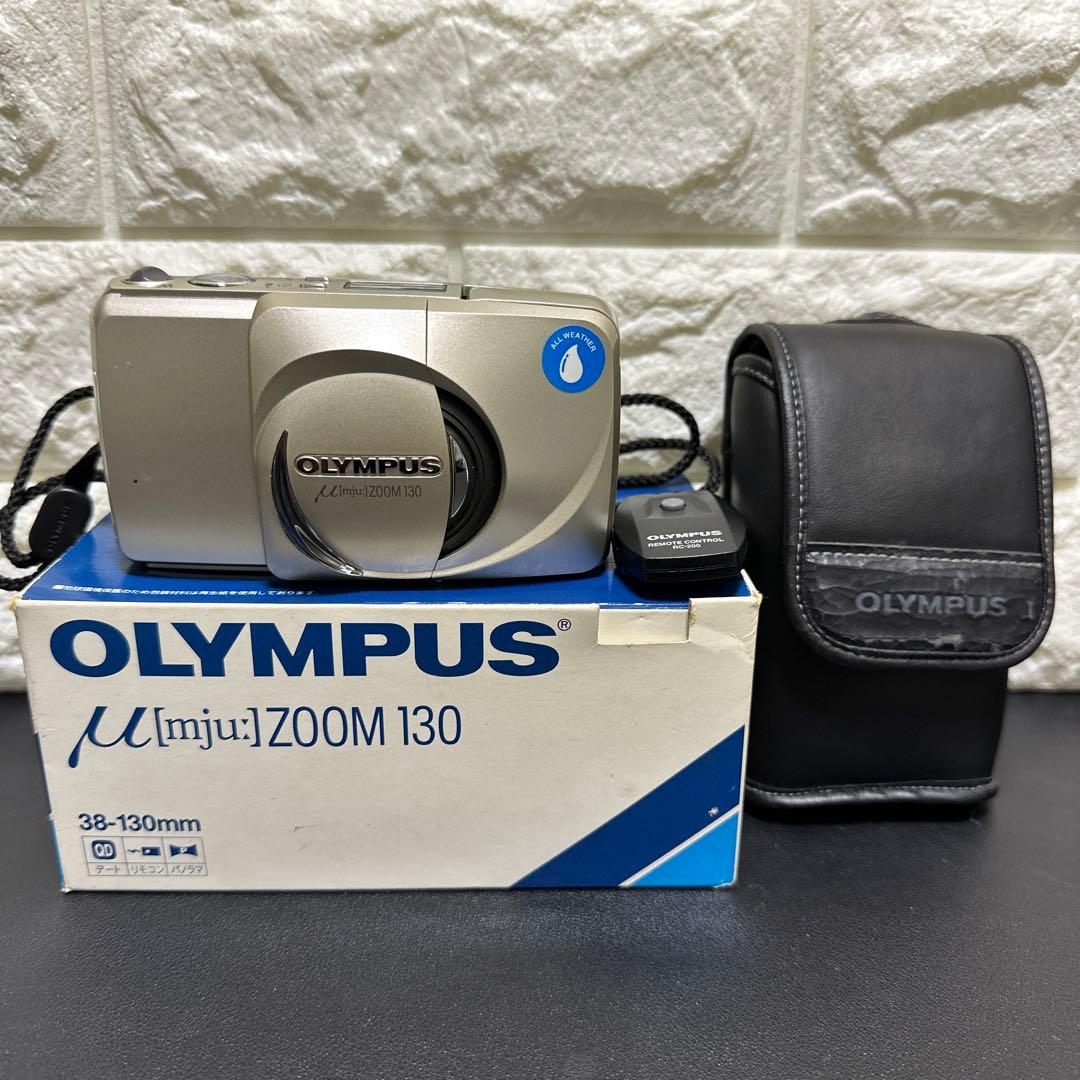 美品　OLYMPUS μ[mju:] ZOOM 130 動作確認済　元箱箱付き