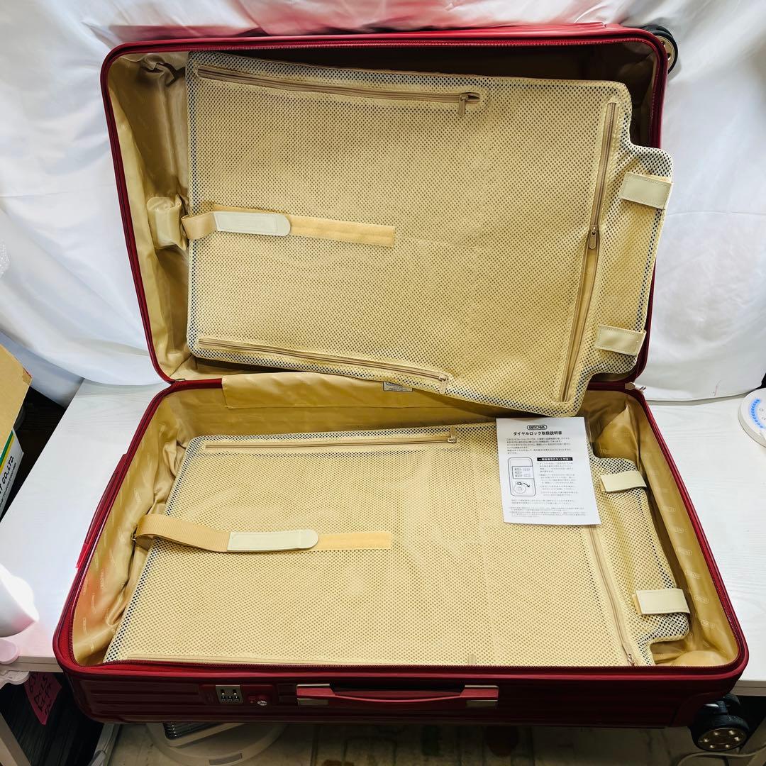 希少品 RIMOWAリモワ サルサデラックス ハイブリッド 107L 4輪