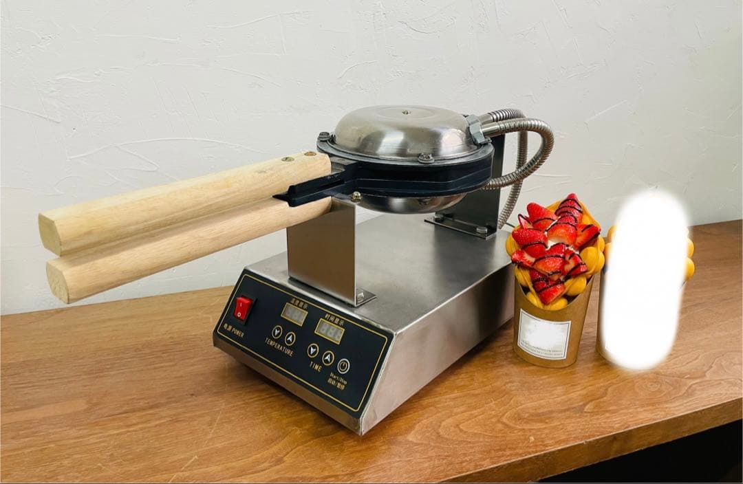 【改良版】バブルワッフルメーカー 業務用 動作確認済