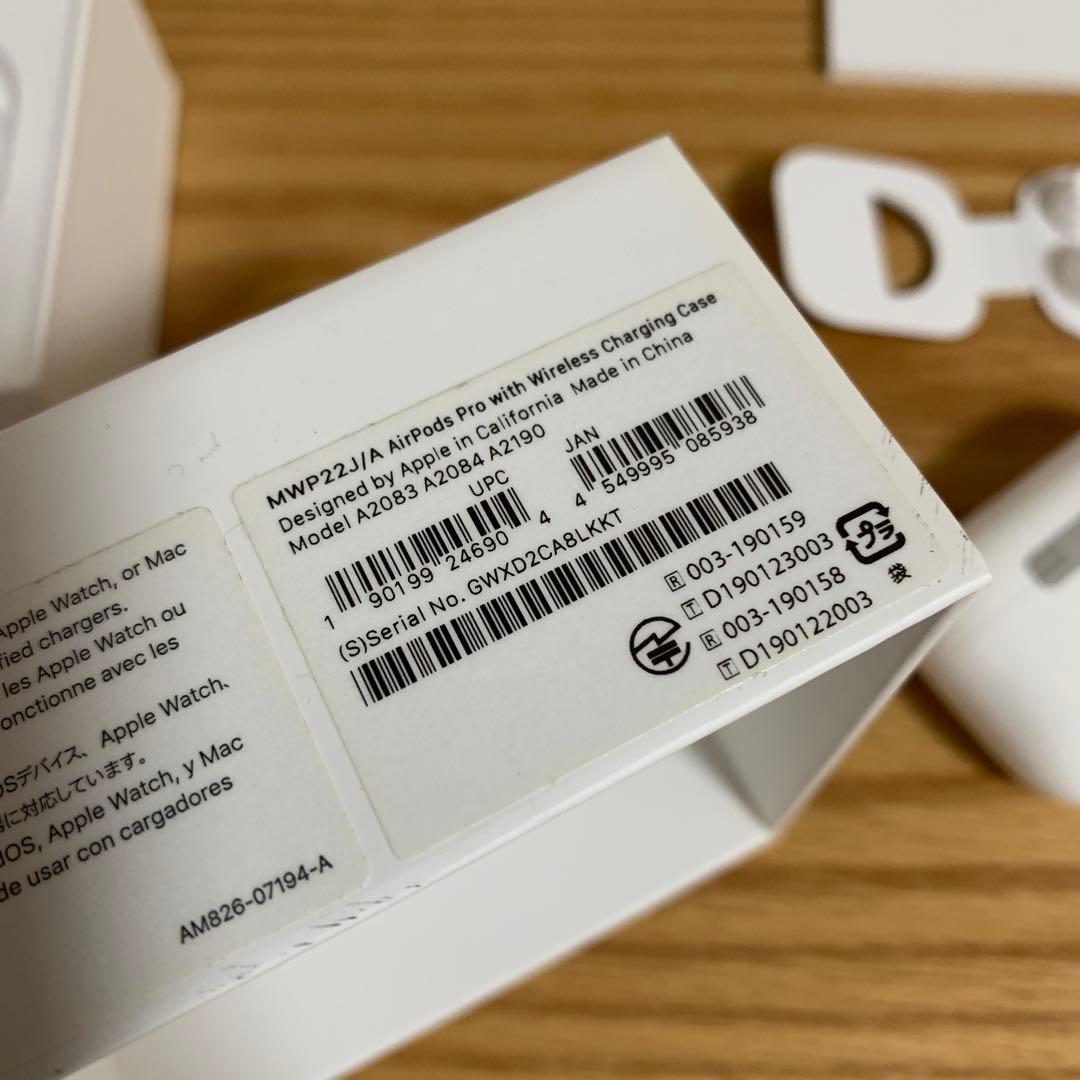 【左耳なし】Apple AirPods pro MWP22J/A