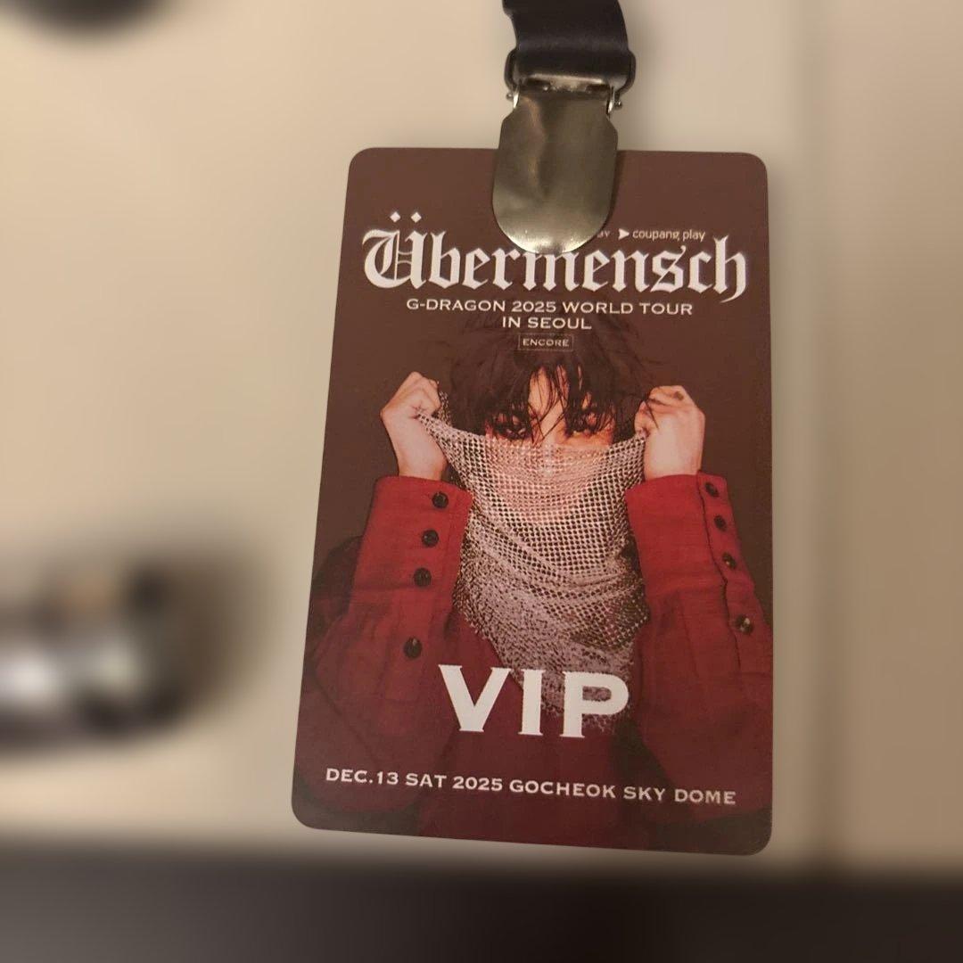 gdragon コンサートVIPパス　フォトカード　トレカ　スローガン　ピック