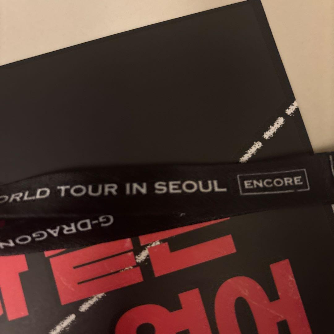 gdragon コンサートVIPパス　フォトカード　トレカ　スローガン　ピック