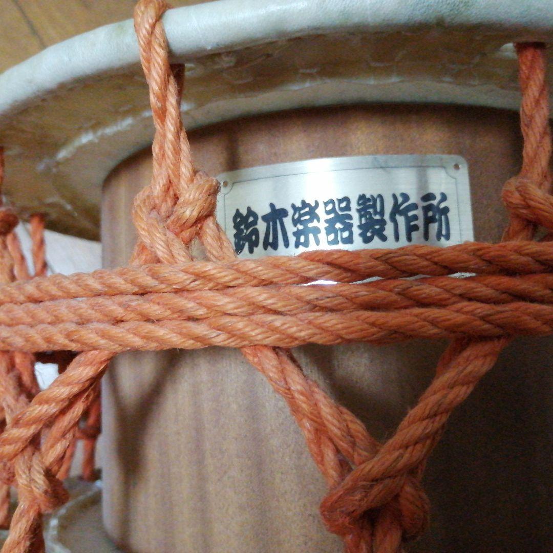 締太鼓 鈴木楽器製作所製 台・バチ付き