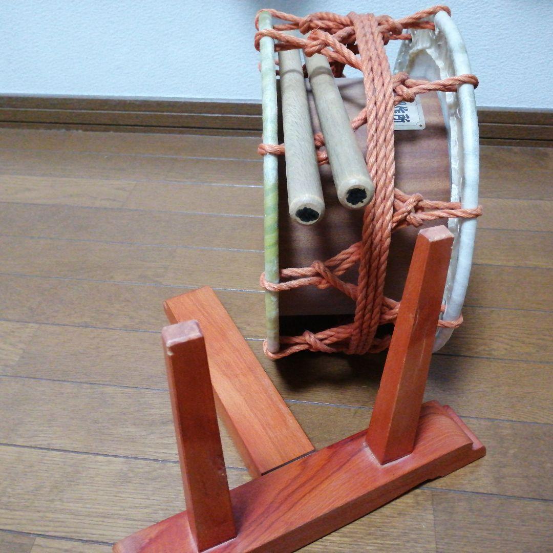 締太鼓 鈴木楽器製作所製 台・バチ付き