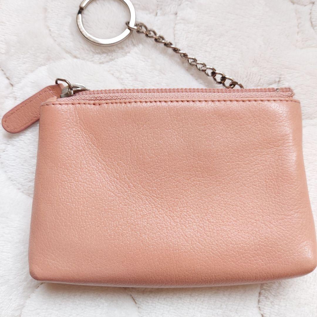 ぽ*と様 CHANEL カーディガン型  カード ケース ピンク キーリン