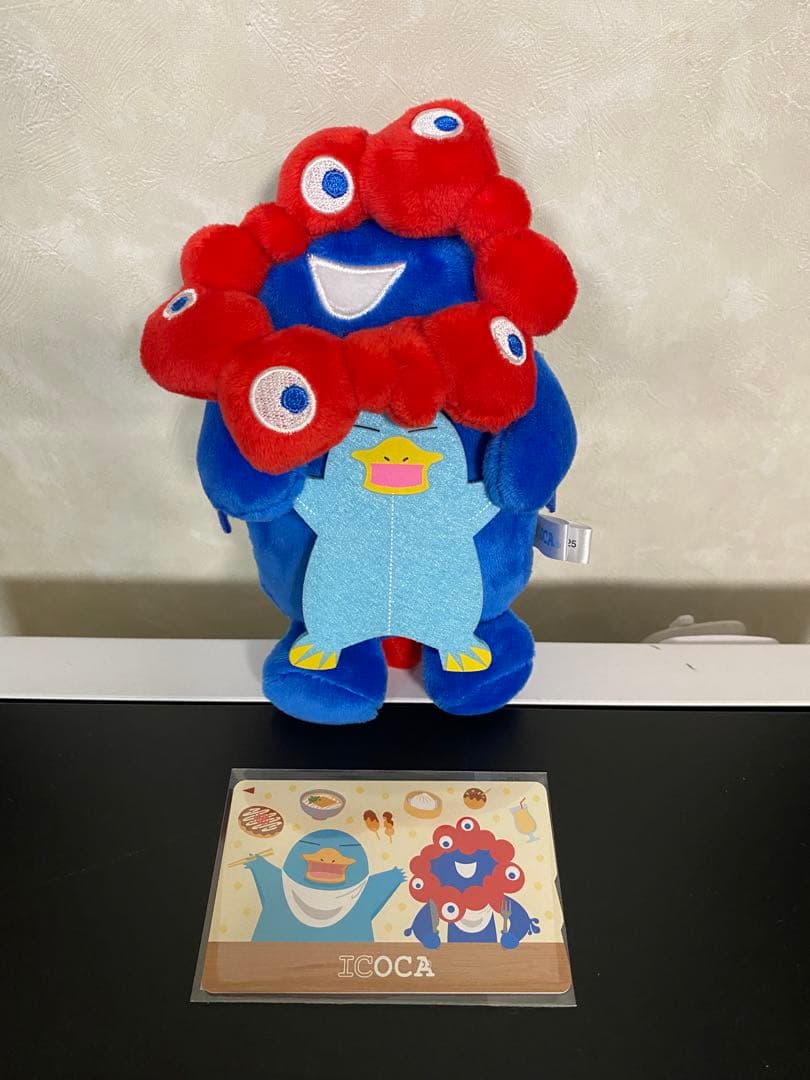 大阪・関西万博記念限定ICOCA＋ぬいぐるみパスケースセット　ミャクミャクver