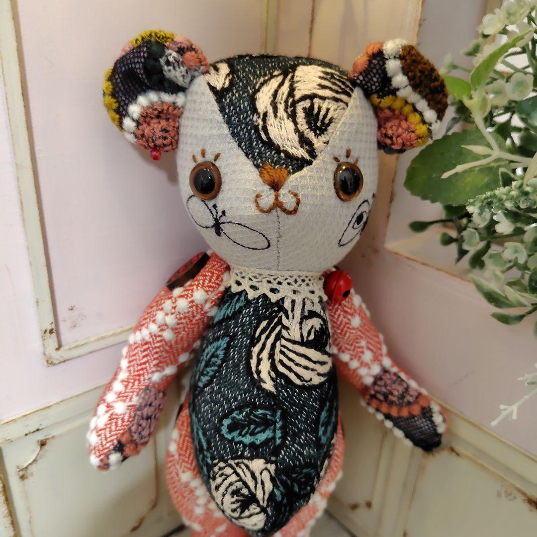 ミナペルホネン＊ハンドメイド＊ぬいぐるみ＊テディベア＊70