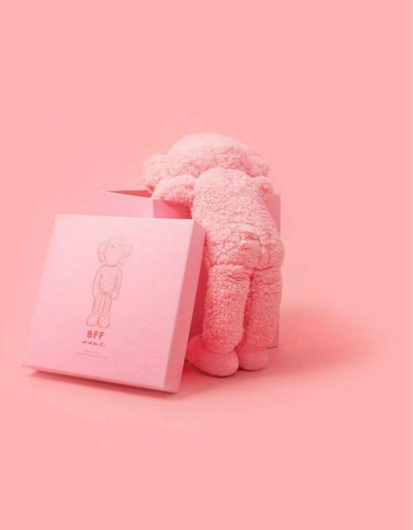 ぬいぐるみ・マスコット kaws BFF pink plush