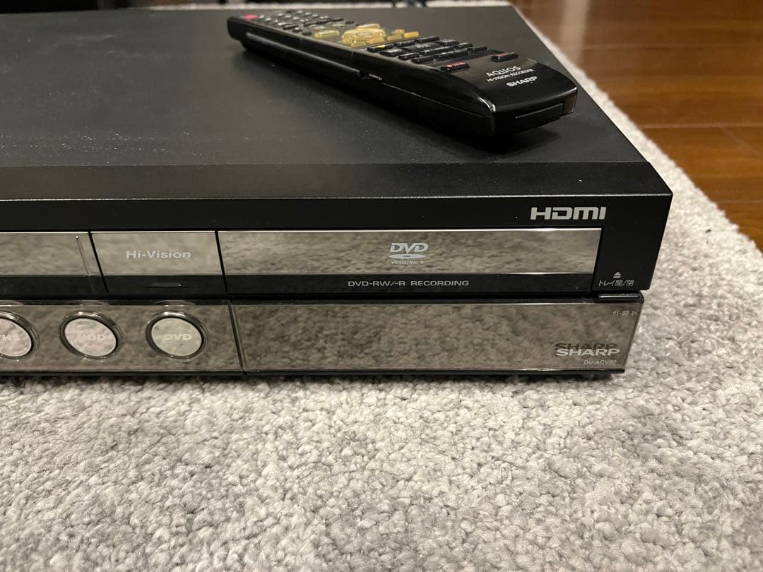 SHARP DV-ACV52 DVD VHS HDD一体型レコーダー