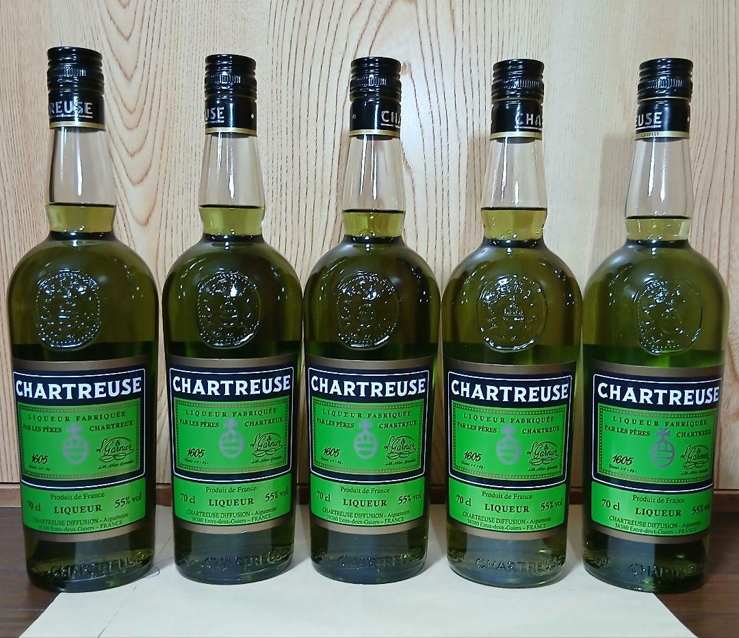 シャルトリューズ　ヴェール5本　ジョーヌ1本