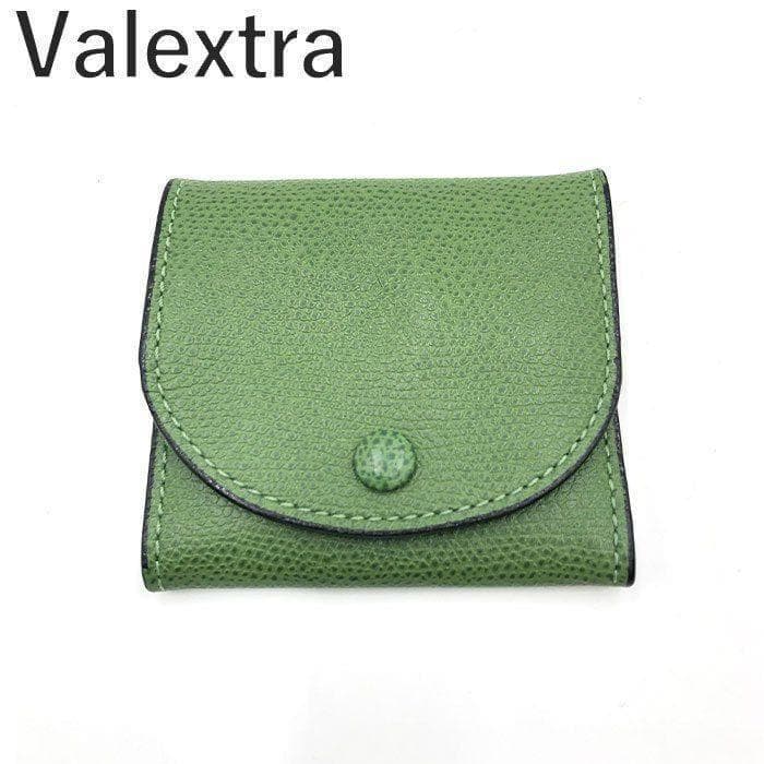 ヴァレクストラ Valextra ケース 小銭入れ ミニ財布 グリーン 緑