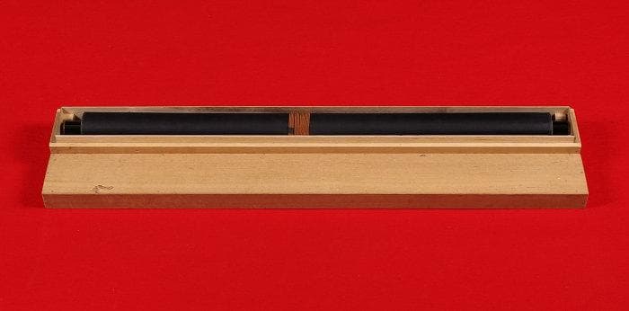 掛軸『四国八十八ヵ所御朱印集印譜 弘法大師像』絹本 共箱付 掛け軸 p7694