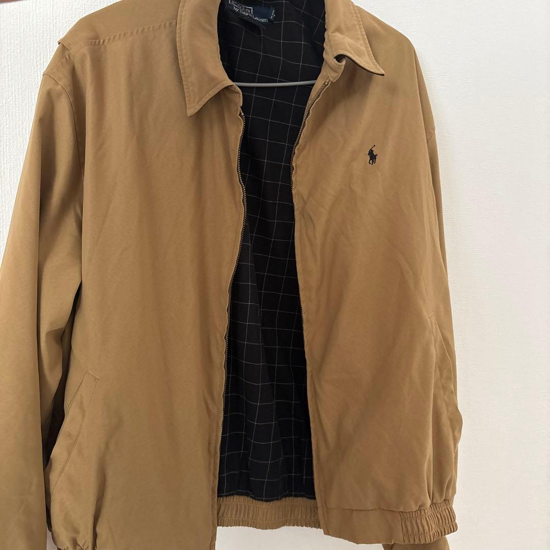 ラルフローレン　スイングトップ　ベージュ