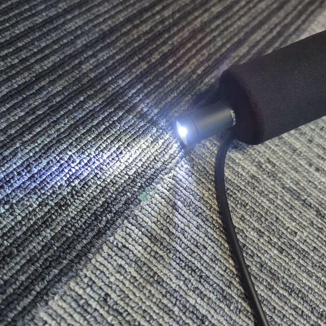 専用です。LED懐中電灯内蔵　片耳ヘッドフォン