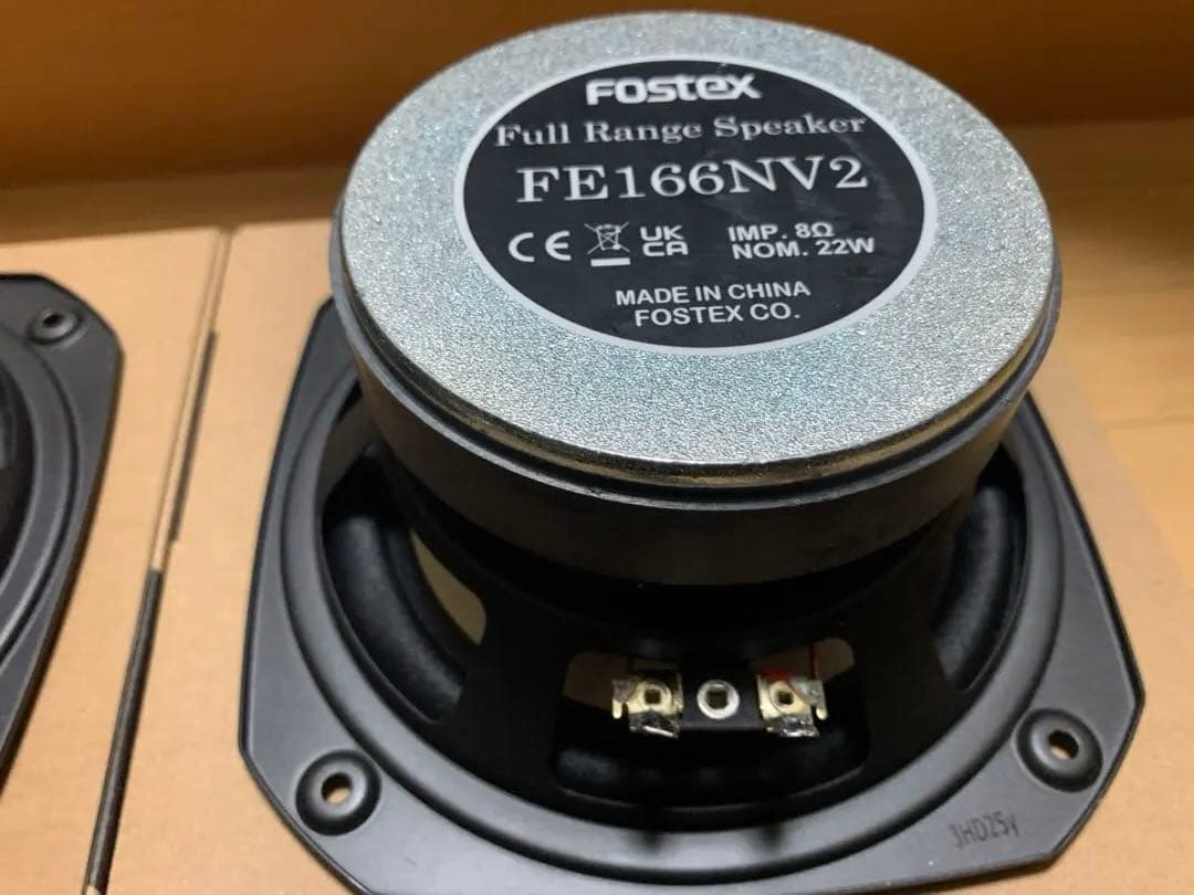 Fostex FE166NV2 フルレンジスピーカー　中古美品