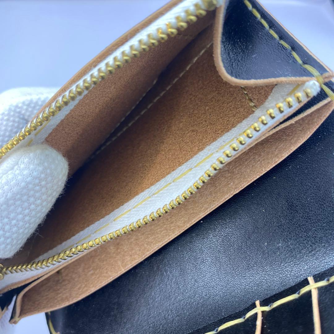 極厚 無骨 お札折らずに収納できる無骨な手染めミドルトラッカーウォレット BTW