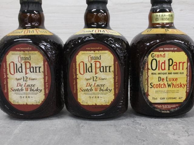 ▲未開栓/古酒 7本セット オールドパー12年Deluxe スコッチウイスキー