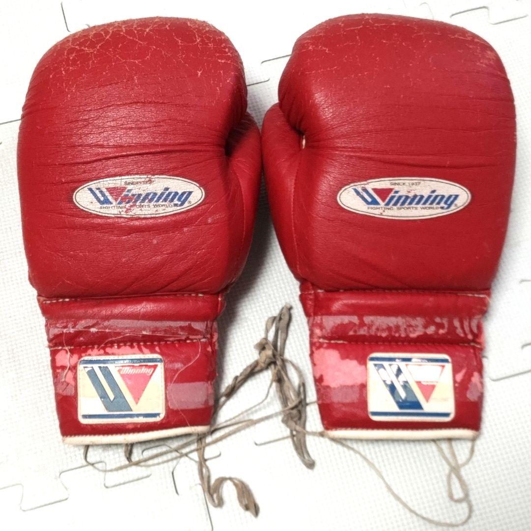 Winning 14ozソフトタイプ紐式ボクシンググローブ