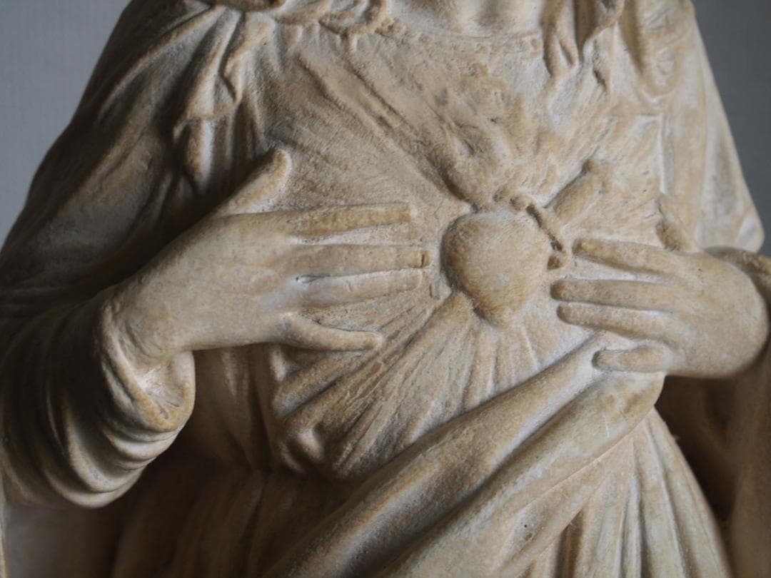 classic.select白い聖母像 52cm聖心の聖母マリア/K147