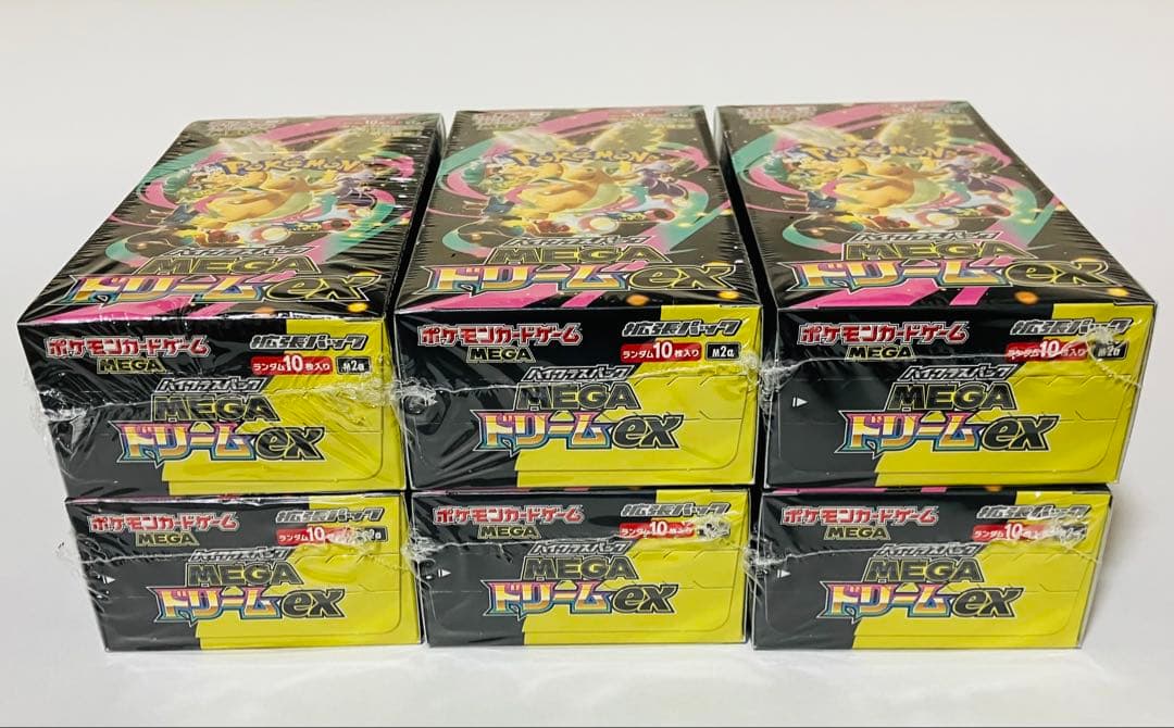 【新品未開封】ポケモンカード MEGAドリームEX 6BOX シュリンク付き
