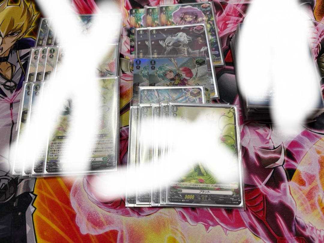 ヴァンガード マグノリア　デッキ　パーツ　スリーブ付き