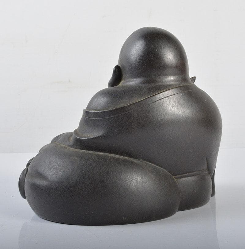 m　東京銅器　古銅宣徳銅　布袋像　置物　M　R4252