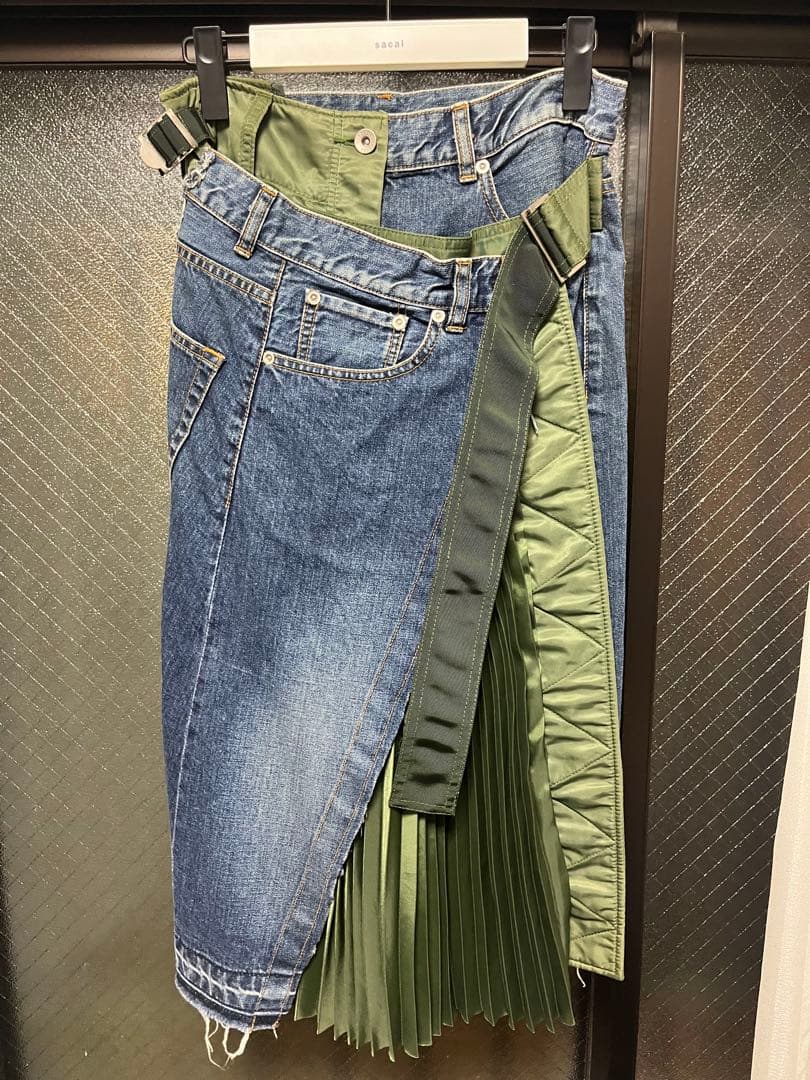 【定価79920円】sacai デニムドッキングスカート