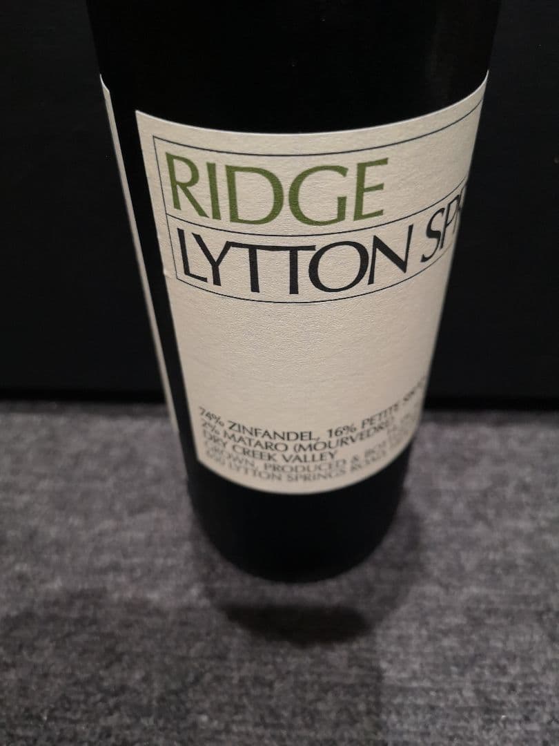 Ridge Lytton Springs 2015　リッジ リットン スプリング