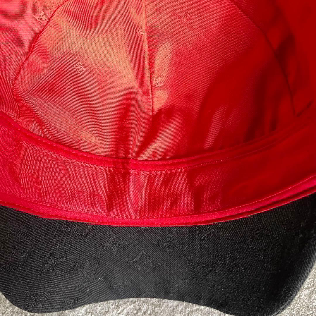 美品★ルイヴィトン×草間彌生　モノグラム・ジャカード　ドット　キャップ