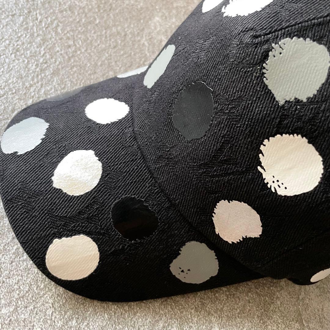 美品★ルイヴィトン×草間彌生　モノグラム・ジャカード　ドット　キャップ