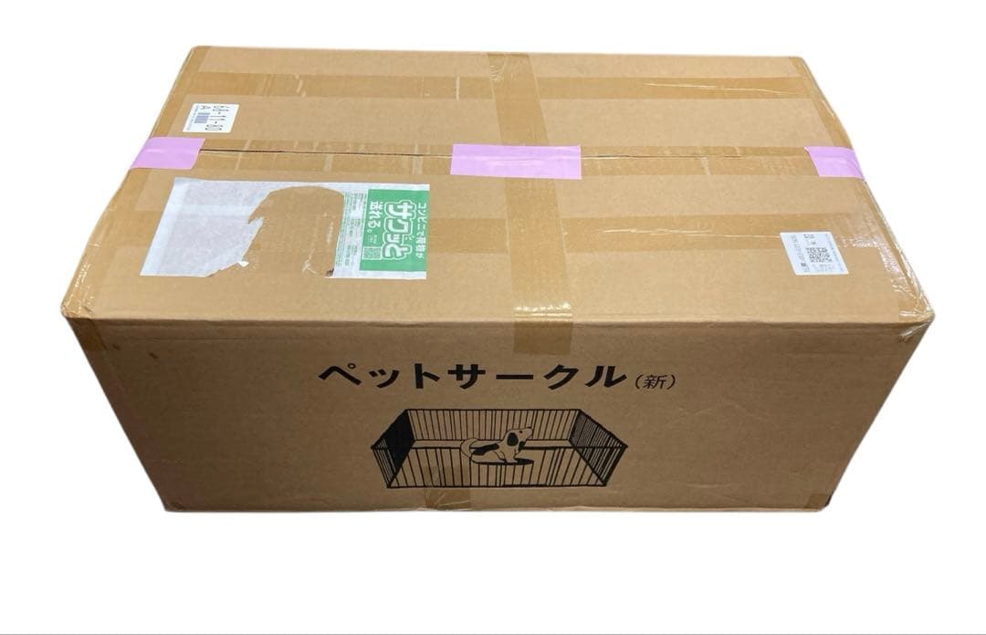 【開封・未使用】 Shinyever ペットサークル 組立簡単 14枚 ブラック