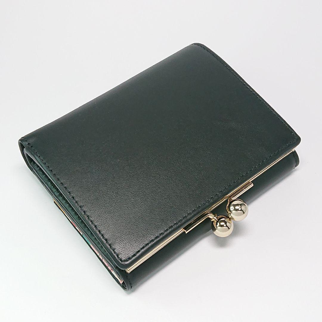 【新品未使用】ポールスミス がま口三つ折り財布514 ブラック