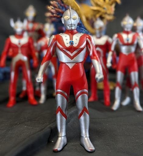 Ｕキラーザウルス＆メビウス＋ウルトラ６兄弟（バンダイ）ソフビ２体＋６体セット