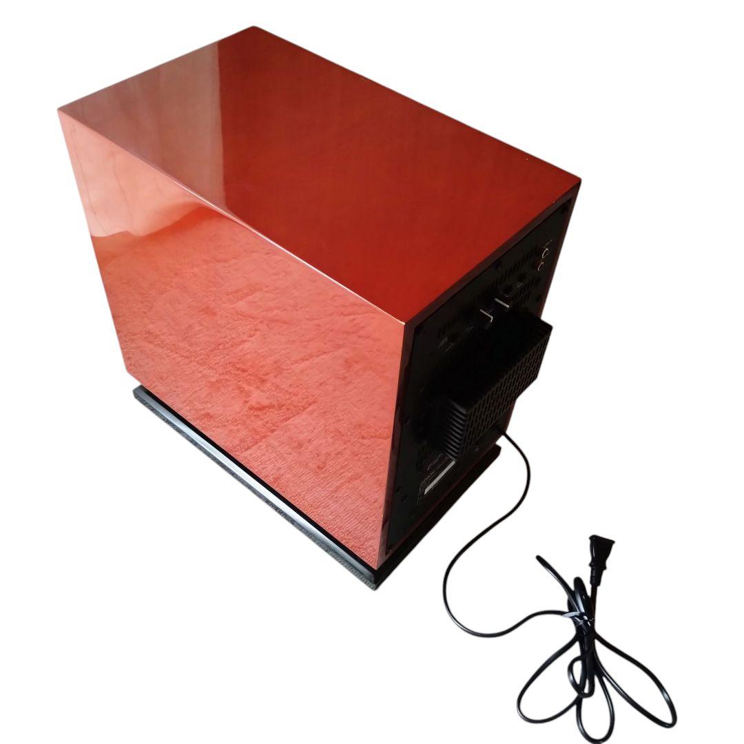 【極美品】DENON サブウーファー　DSW-33XG 木目調 音響 オーディオ