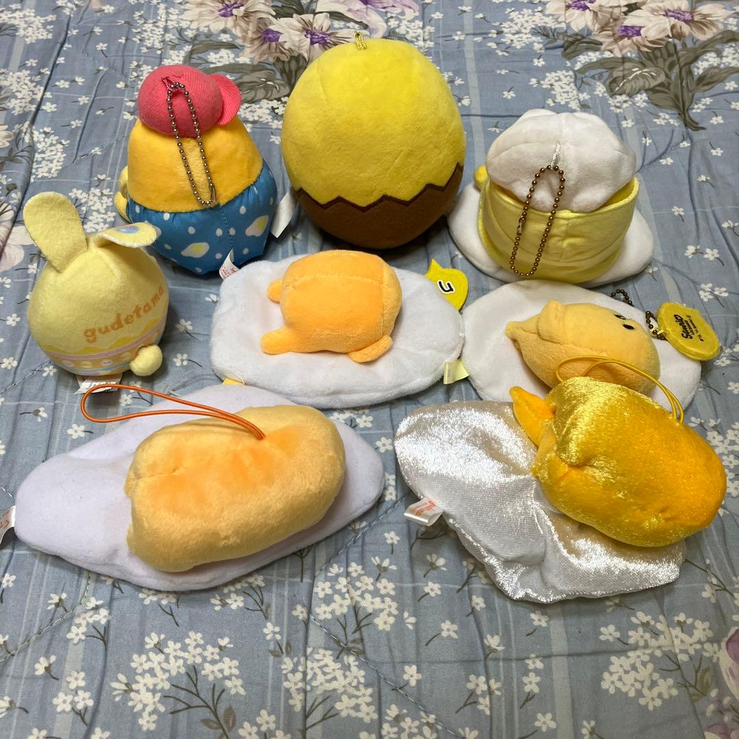 ぐでたま　ぬいぐるみマスコットセット