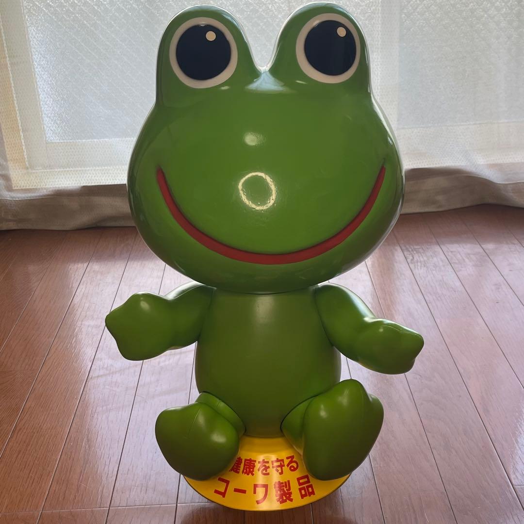 ケロちゃん　コルゲンコーワ　2代目　店頭　宣伝用　カエル　薬局　昭和　レトロ