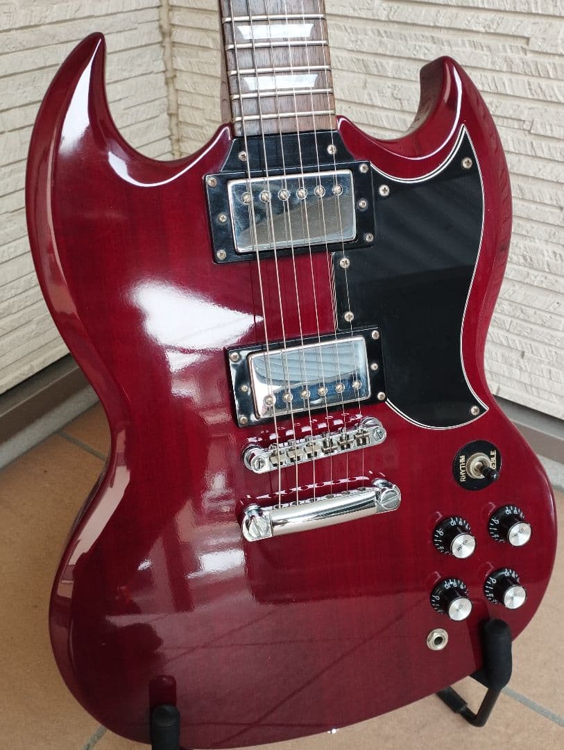 【定番】epiphone sg G-400 エピフォン チェリー セットネック