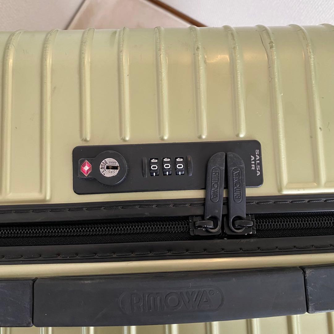 T*ん様 廃盤 リモワ サルサエアー 容量 91L 4輪 TSAロック ライムグ