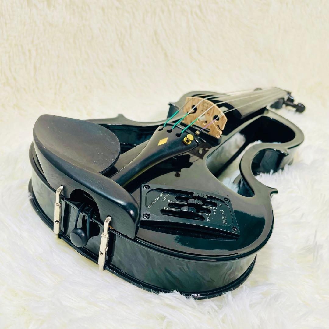 超美品　カルロジョルダーノ　サイレントバイオリン　EV-201 付属品多数