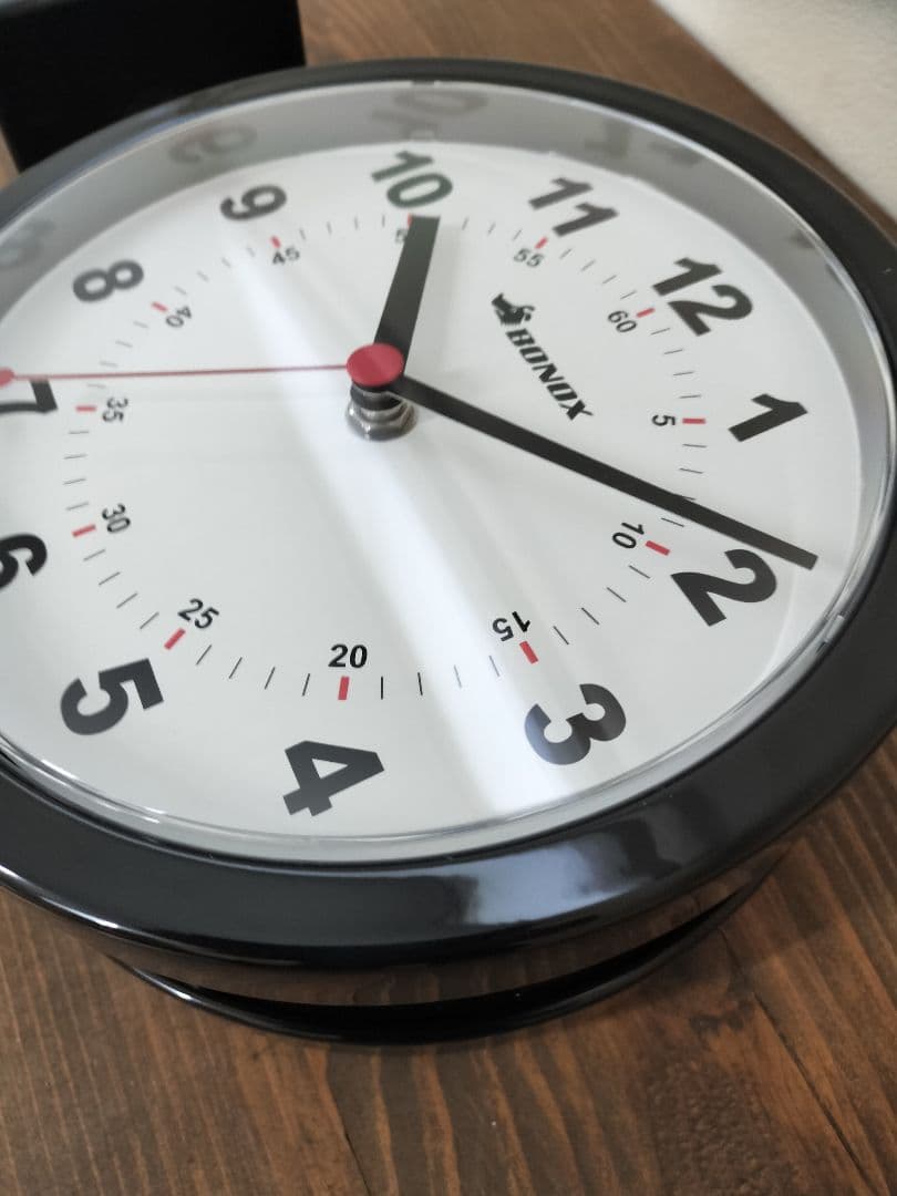 両面時計　ダブルフェイス　クロック　170D　ブラック　ダルトン