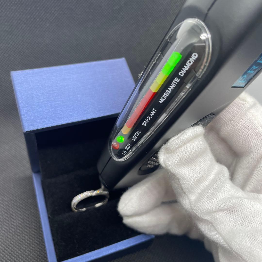 【8号】モアサナイト ツイスト フルエタニティ リング　シルバー