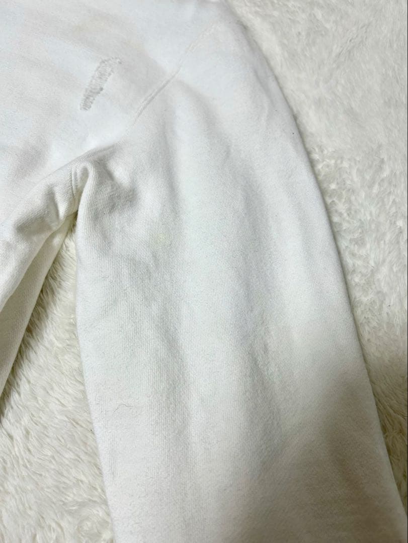 NUMBER (N)INE ナンバーナイン ダメージ パーカー ホワイト L