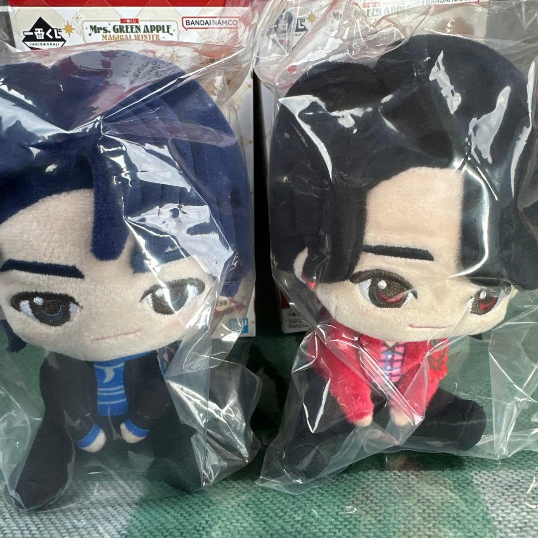 一番くじ　Mrs. GREEN APPLE 大森元貴　若井滉斗　ぬいぐるみ
