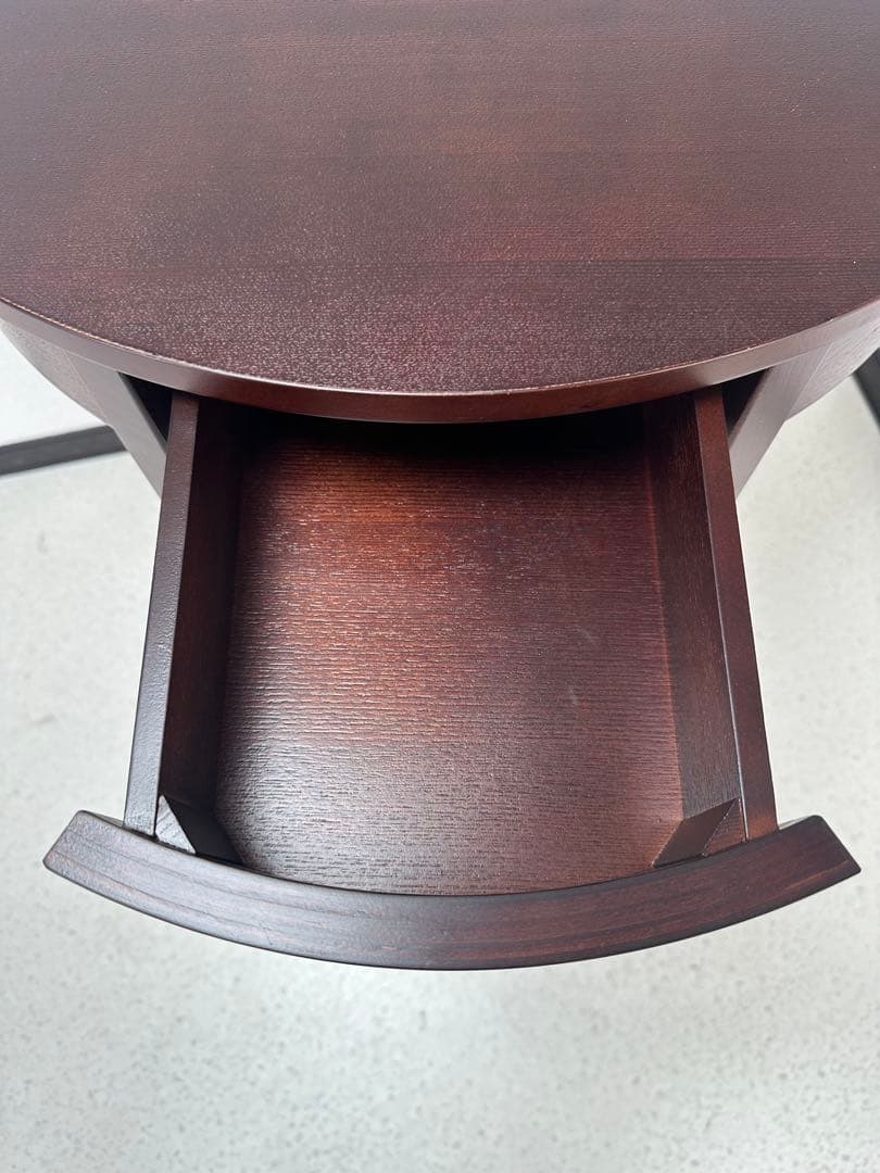 展示品 モダンスタイル ハーフムーン コンソール サイドテーブル※i4※