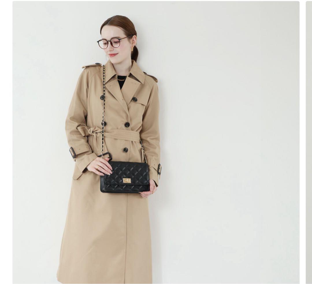 東京百花キルティングウォレットショルダーバッグ