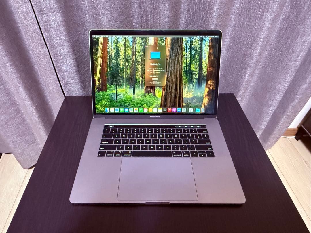 MacBook Pro 15インチ 2018 メモリ 32GB 512GB