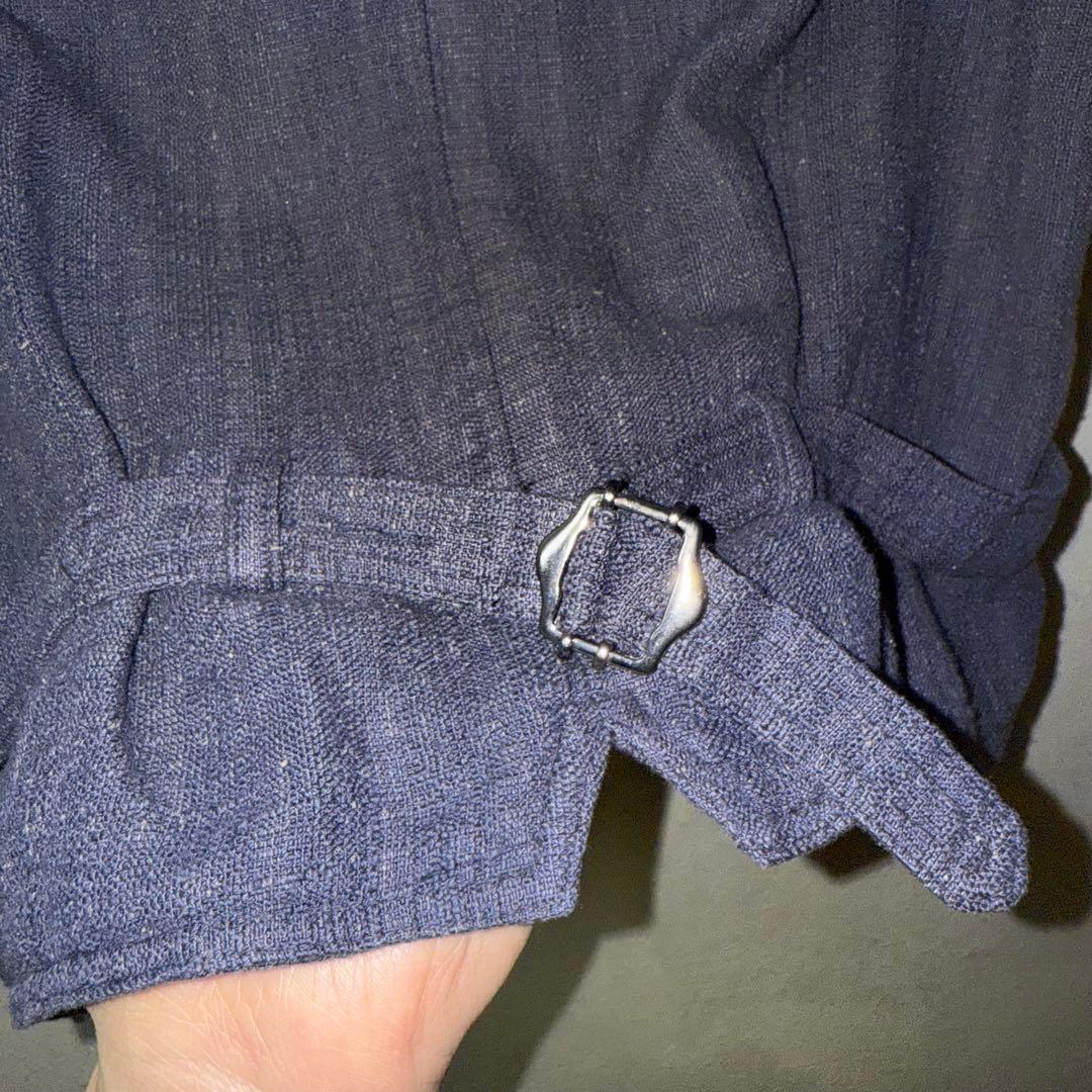 美品 LARDINI ラルディーニ リネンベスト シルク　ジレ　XL 52