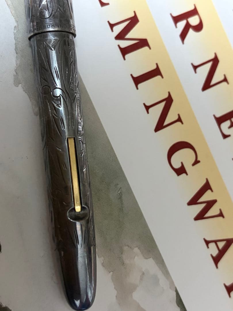 platinum プラチナ　万年筆　純銀