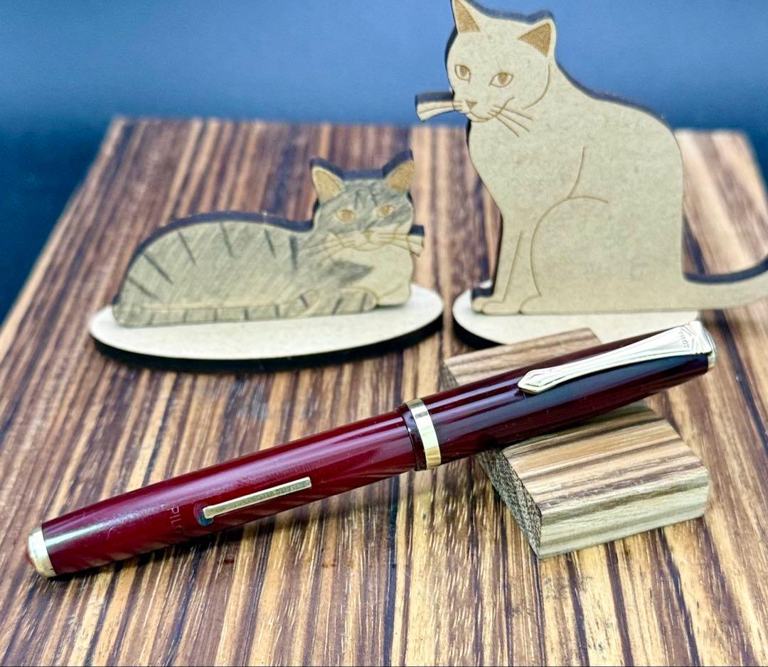 Pilot ビンテージ万年筆 14K レバーフィラー 細字