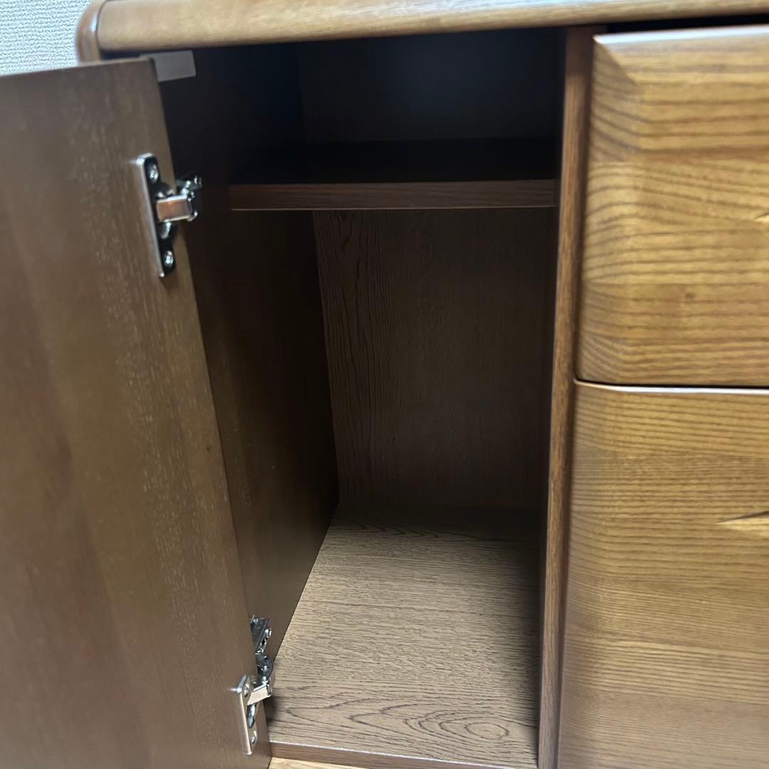 カリモク家具 電話台 FAX台 コンセント付き　karimoku 高級家具